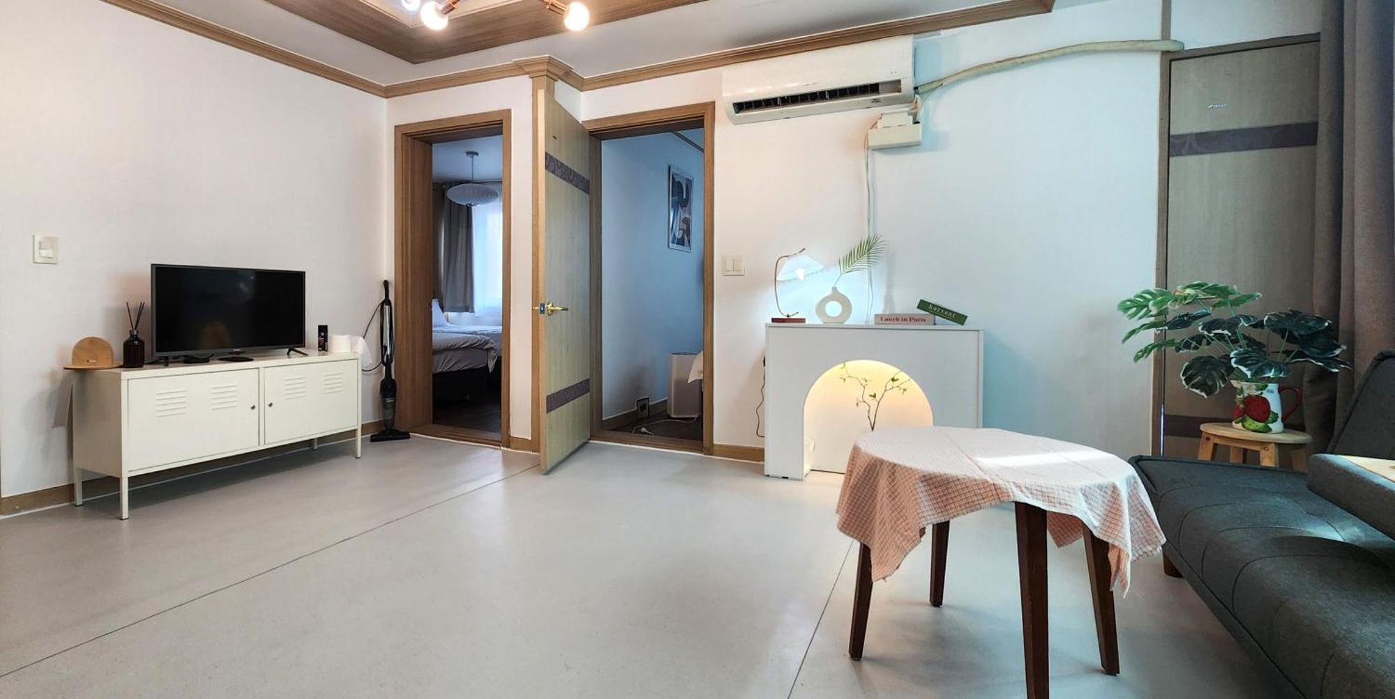 K-2 White Linen House Pangsapuri Seoul
